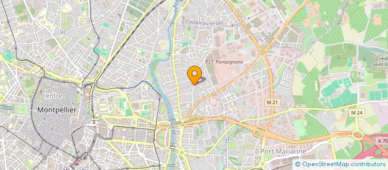 localisation de l'entreprise MONSIEUR GABRIEL LEBAUDY à MONTPELLIER