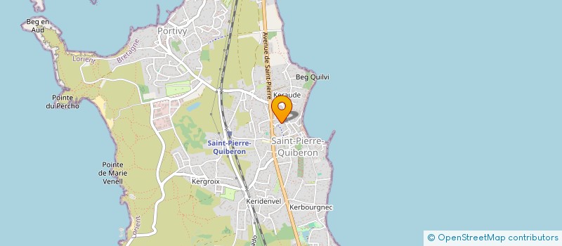 localisation de l'entreprise MONSIEUR GABRIEL LEBLANC  SAINT-PIERRE-QUIBERON
