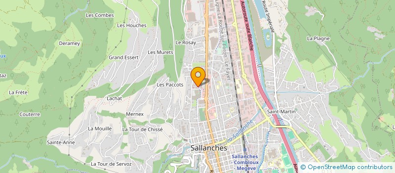 localisation de l'entreprise MONSIEUR GABRIEL LEBOUCHER  SALLANCHES