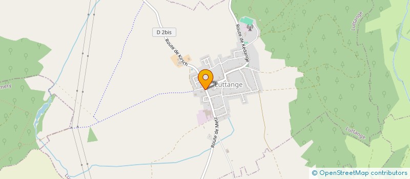 localisation de l'entreprise MONSIEUR GABRIEL LECOMTE  LUTTANGE