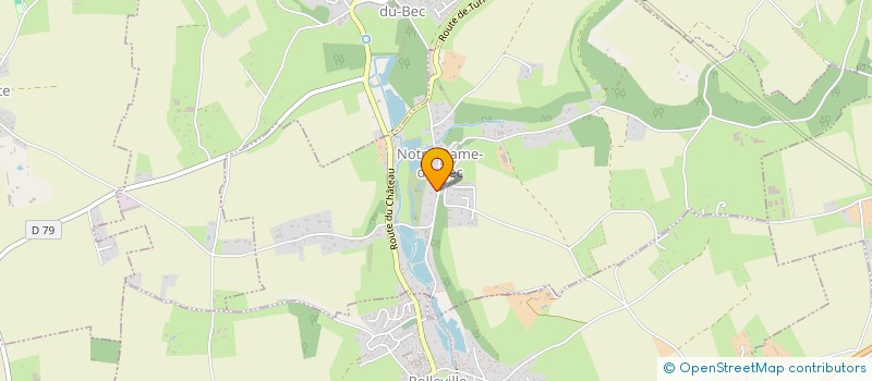 localisation de l'entreprise MONSIEUR GABRIEL LECOQ-CHICOT  NOTRE-DAME-DU-BEC