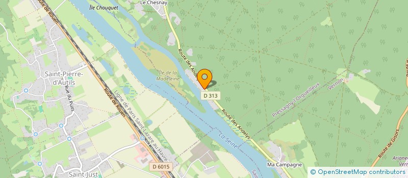 localisation de l'entreprise MONSIEUR GABRIEL LEGER  PRESSAGNY L ORGUEILLEUX