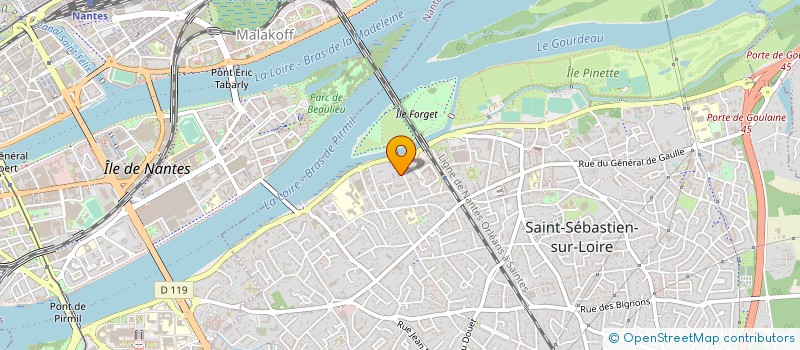 localisation de l'entreprise MONSIEUR GABRIEL LELIEVRE  SAINT-SEBASTIEN-SUR-LOIRE