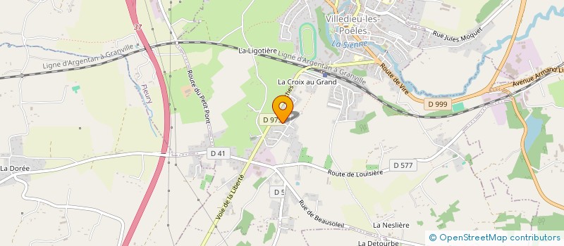 localisation de l'entreprise MONSIEUR GABRIEL LENEUTRE à VILLEDIEU-LES-POELES-ROUFFIGNY