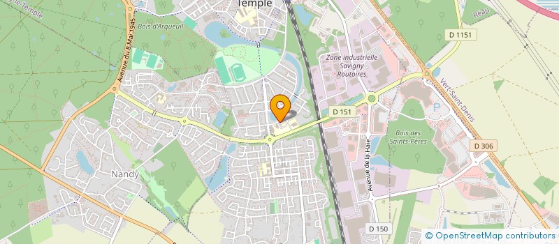 localisation de l'entreprise MONSIEUR GABRIEL LEONG  SAVIGNY-LE-TEMPLE