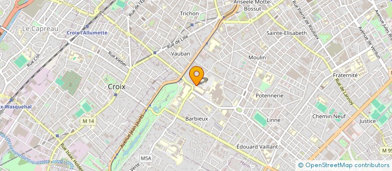 localisation de l'entreprise MONSIEUR GABRIEL LEPEUT  ROUBAIX