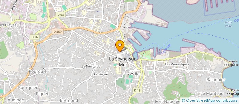 localisation de l'entreprise MONSIEUR GABRIEL LERAY  LA SEYNE-SUR-MER