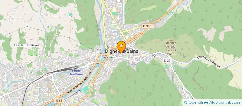 localisation de l'entreprise MONSIEUR GABRIEL LESQUERRE à DIGNE-LES-BAINS