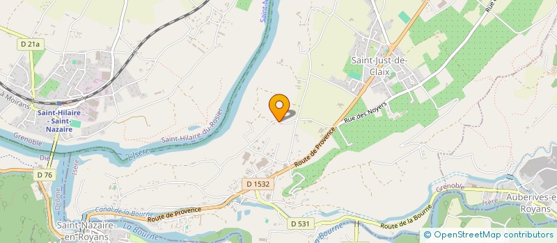localisation de l'entreprise MONSIEUR GABRIEL LOTHON  SAINT-JUST-DE-CLAIX