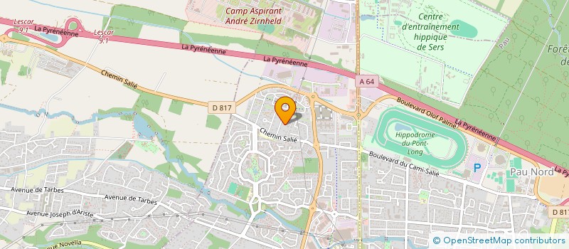 localisation de l'entreprise MONSIEUR GABRIEL LOUDET  LONS