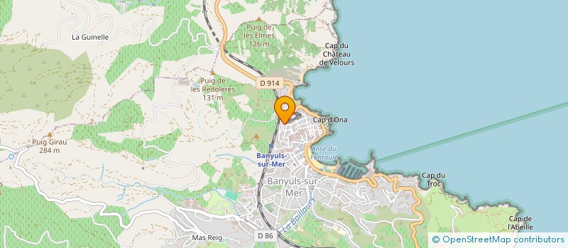 localisation de l'entreprise MONSIEUR GABRIEL LUCZAK  BANYULS-SUR-MER