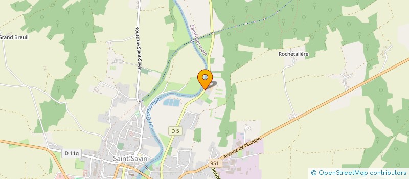 localisation de l'entreprise MONSIEUR GABRIEL MACLART  SAINT-GERMAIN