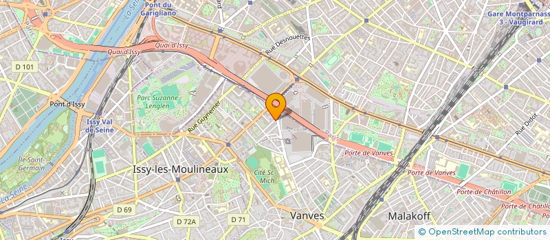 localisation de l'entreprise MONSIEUR GABRIEL MADIGNIER à ISSY-LES-MOULINEAUX