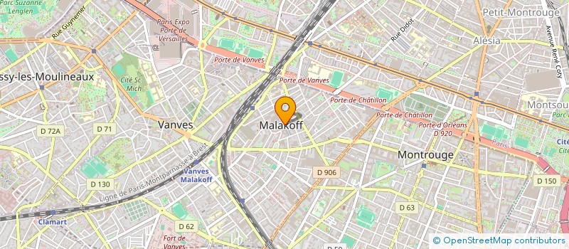 localisation de l'entreprise MONSIEUR GABRIEL MAEDER  MALAKOFF