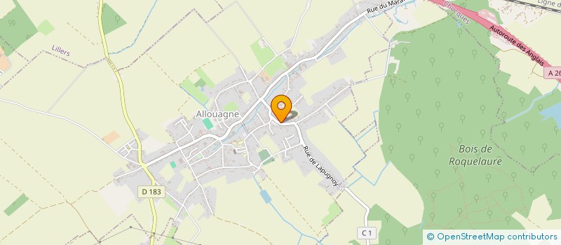 localisation de l'entreprise MONSIEUR GABRIEL MAGNEZ à ALLOUAGNE