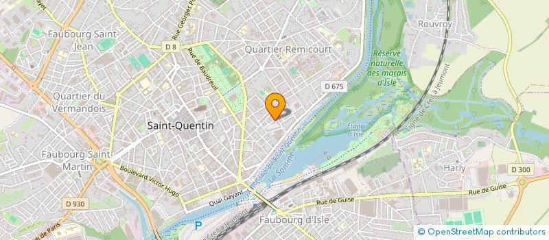 localisation de l'entreprise MONSIEUR GABRIEL MAIANO  SAINT-QUENTIN