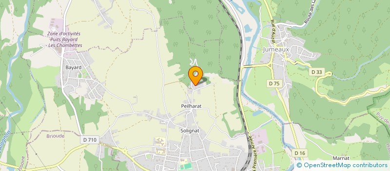 localisation de l'entreprise MONSIEUR GABRIEL MAILLY  BRASSAC-LES-MINES