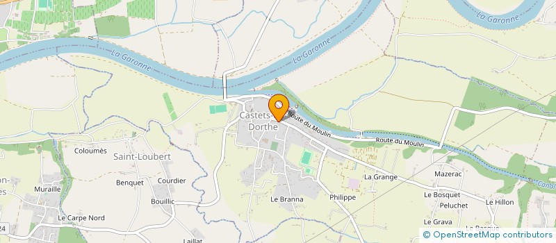 localisation de l'entreprise MONSIEUR GABRIEL MANCEAU  CASTETS ET CASTILLON