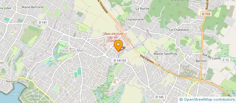 localisation de l'entreprise MONSIEUR GABRIEL MANTEAU  VAUX-SUR-MER