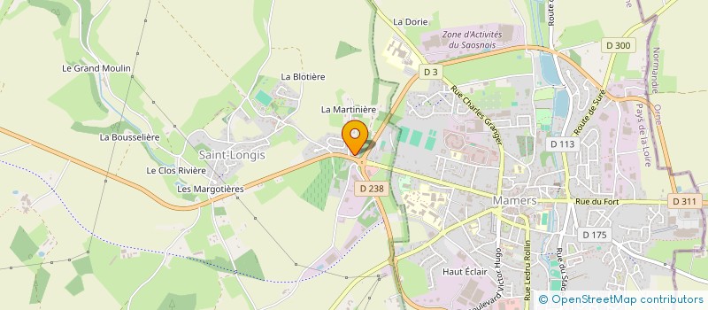 localisation de l'entreprise MONSIEUR GABRIEL MARECHAL  VILLAINES LA CARELLE