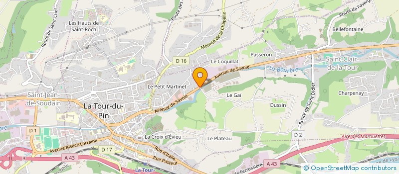 localisation de l'entreprise MONSIEUR GABRIEL-MARICEL AVRAM  SAINT-DIDIER-DE-LA-TOUR