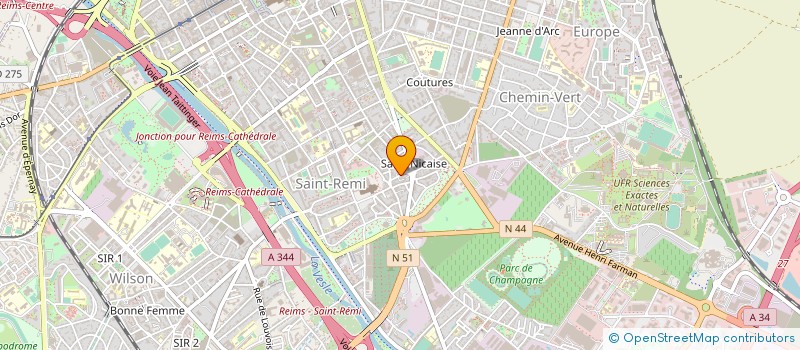 localisation de l'entreprise MONSIEUR GABRIEL-MARIE FAREY  VIENNE-LE-CHATEAU