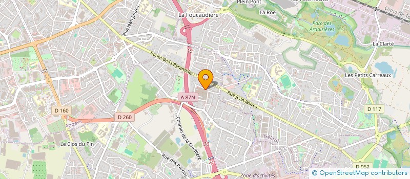 localisation de l'entreprise MONSIEUR GABRIEL MARIN  LES PONTS-DE-CE