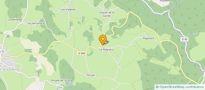 localisation de l'entreprise MONSIEUR GABRIEL MARQUET à LE VERNET-CHAMEANE