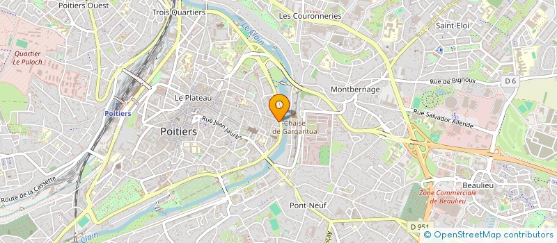 localisation de l'entreprise MONSIEUR GABRIEL MARREF  POITIERS