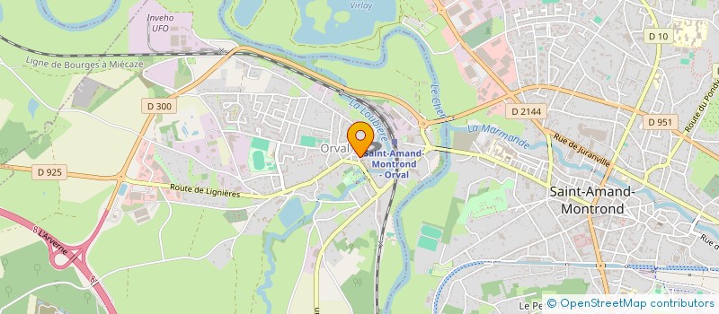 localisation de l'entreprise MONSIEUR GABRIEL MARTEAU  ORVAL