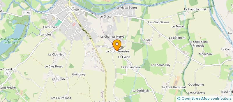 localisation de l'entreprise MONSIEUR GABRIEL MARTIN  SAINT-JUDOCE