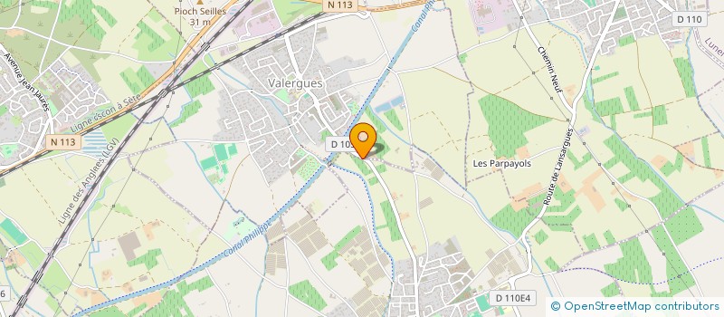 localisation de l'entreprise MONSIEUR GABRIEL MARTINEZ  VALERGUES