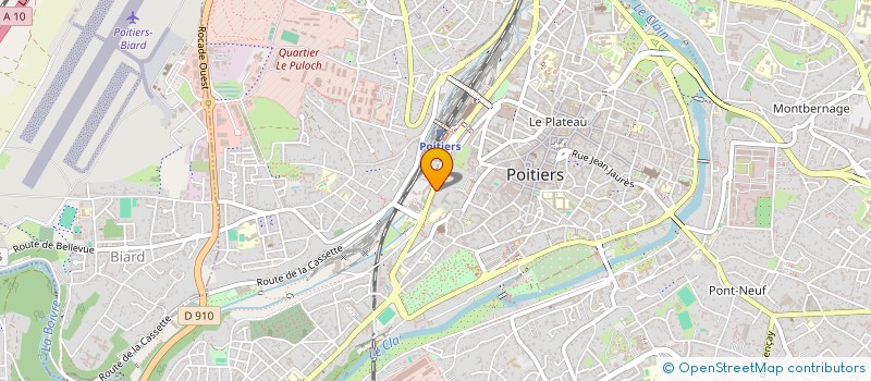 localisation de l'entreprise MONSIEUR GABRIEL MASSON à POITIERS