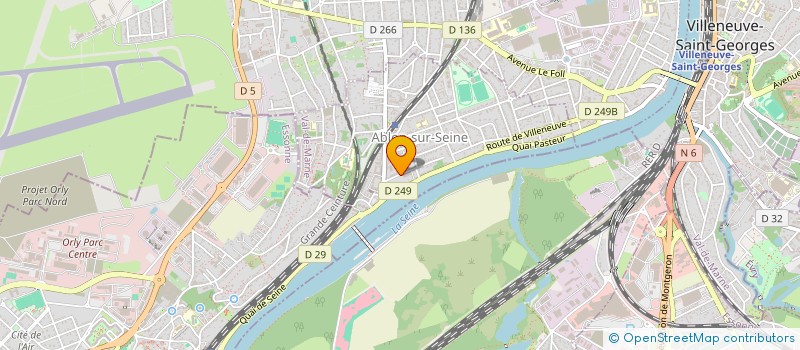 localisation de l'entreprise MONSIEUR GABRIEL MATHIEU  ABLON-SUR-SEINE