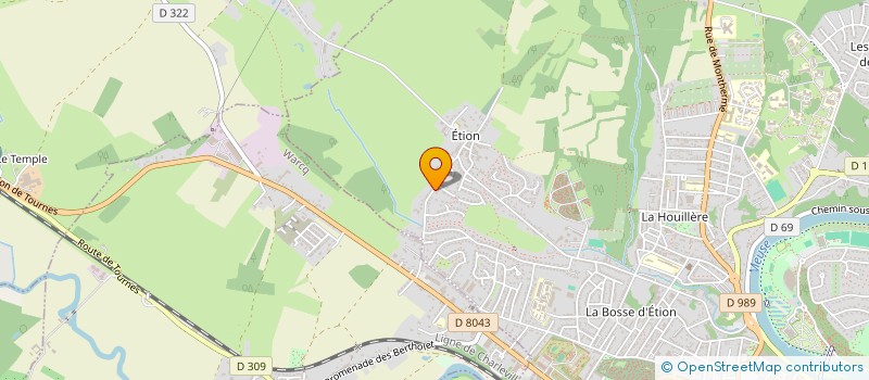 localisation de l'entreprise MONSIEUR GABRIEL MATHIEU  CHARLEVILLE-MEZIERES