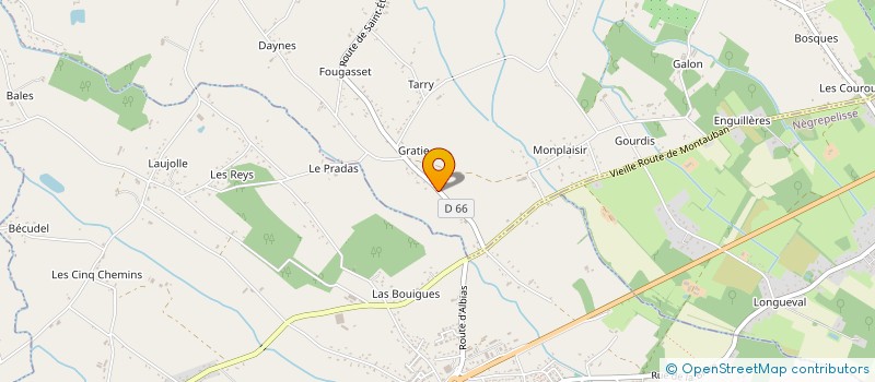 localisation de l'entreprise MONSIEUR GABRIEL MAUQUIE  ALBIAS