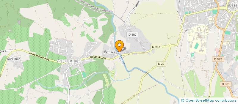 localisation de l'entreprise MONSIEUR GABRIEL MAZZOLINI à ARPAILLARGUES-ET-AUREILLAC
