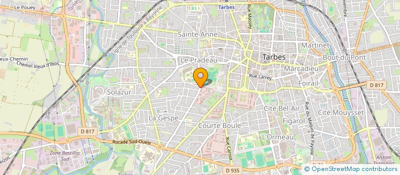 localisation de l'entreprise MONSIEUR GABRIEL MELICHOU  TARBES