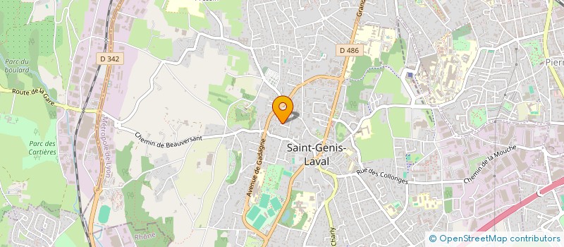 localisation de l'entreprise MONSIEUR GABRIEL MELKA à SAINT-GENIS-LAVAL
