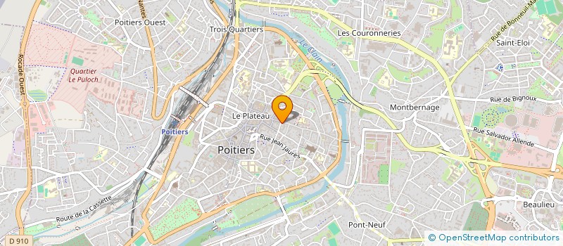 localisation de l'entreprise MONSIEUR GABRIEL MENANT à POITIERS