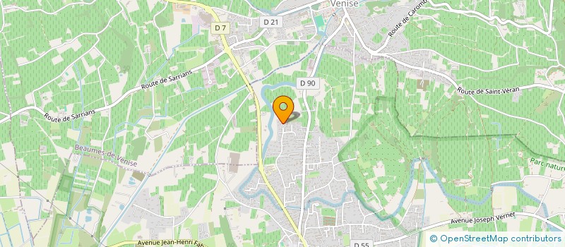 localisation de l'entreprise MONSIEUR GABRIEL MENASSIER  CARPENTRAS