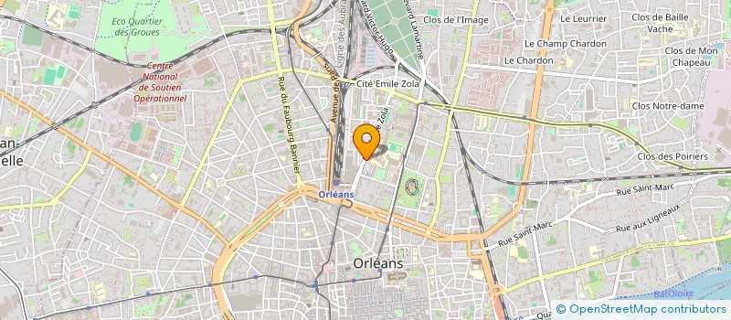 localisation de l'entreprise MONSIEUR GABRIEL MENDES à ORLEANS