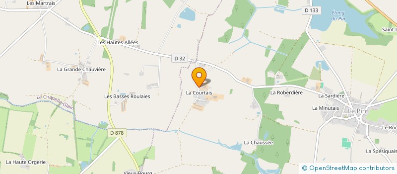 localisation de l'entreprise MONSIEUR GABRIEL MENET  VALLONS-DE-L'ERDRE