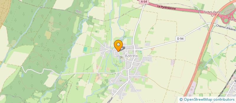 localisation de l'entreprise MONSIEUR GABRIEL MENGELLE  AZEREIX