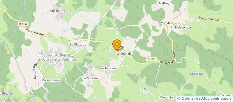localisation de l'entreprise MONSIEUR GABRIEL MEOT à SAINT-HILAIRE-CUSSON-LA-VALMITTE