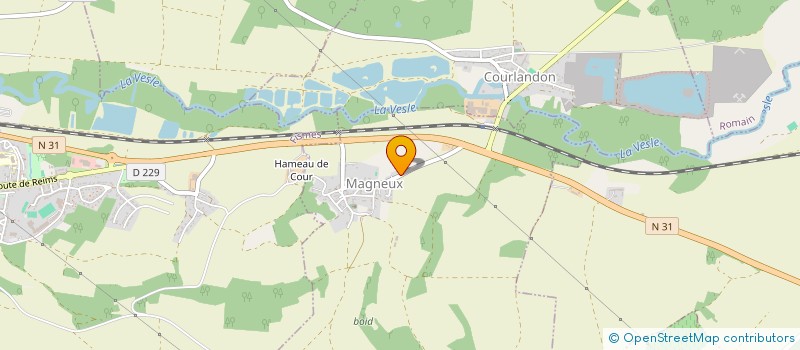 localisation de l'entreprise MONSIEUR GABRIEL MERCIER  AOUGNY