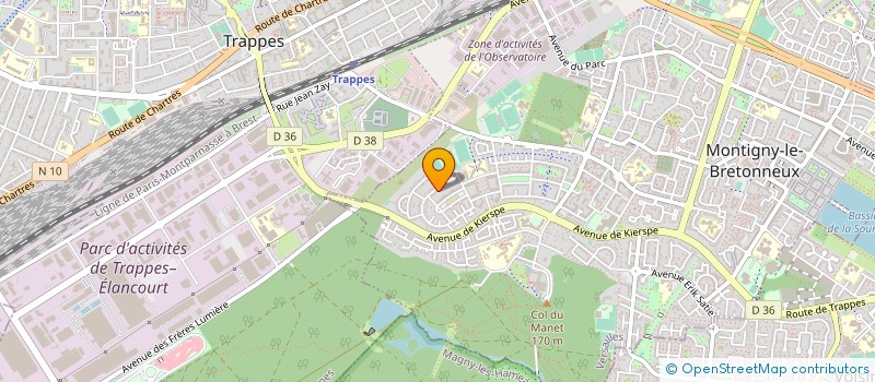 localisation de l'entreprise MONSIEUR GABRIEL MERLET à GARCHES