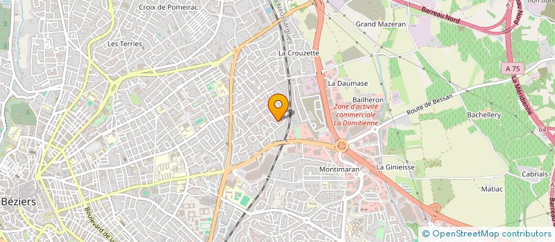 localisation de l'entreprise MONSIEUR GABRIEL MESA  BEZIERS