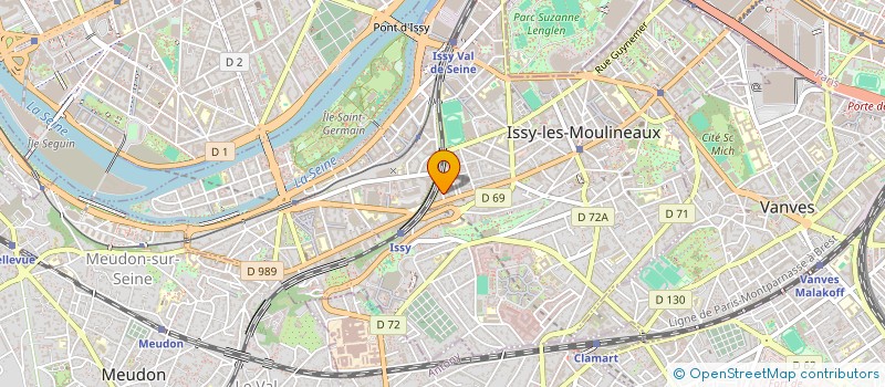 localisation de l'entreprise MONSIEUR GABRIEL MEYER à ISSY-LES-MOULINEAUX