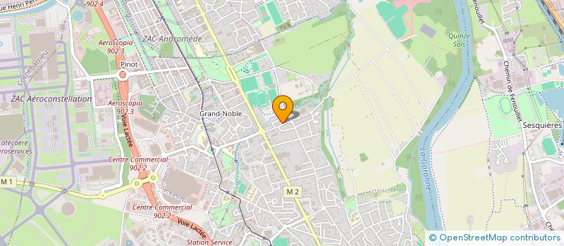 localisation de l'entreprise MONSIEUR GABRIEL MICHEL LENOIR  BLAGNAC